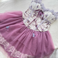 Cute Spaghetti Straps Lace Pleated Tulle Butterfly Summer Dress Women Dress   D1900