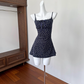Cute A Line Stpaghetti Straps Lace Floral Summer Seaside Dress Women Date Dress  D1903