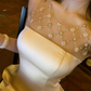 Elegant A Line Crew Neck Beading Tulle Short Party Skirt Women Summer Vacation Seaside Date Dress D1952