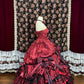 Gorgeous Strapless Flower Crystal Pleated Tiered Ball Gown Birthday Quinceanera Dress Prom Dress Evening Dress D1987