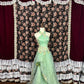 Elegant Halter Embroidery Fold Ruffle Floor Length Evening Dress Gala Dress Quinceanera Prom Dress D1989