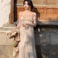 Retro Chinese Style Spaghetti Straps Embroidered Pleated Tulle Maxi Dress Women Summer Seaside Dress D2004