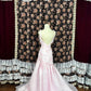 Sweet Spaghetti Straps Embroidered Flower Pleated Tulle Ruffle Prom Dress Birthday Party Dress Quinceanera Dress Evening Dress D2007