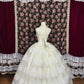 Beauty Strapless Flower Bowknot Rhinestone Lace Pleated Ball Gown Quinceanera Dress Birthday Dress Prom Dress D2011