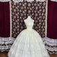 Beauty Strapless Flower Bowknot Rhinestone Lace Pleated Ball Gown Quinceanera Dress Birthday Dress Prom Dress D2011