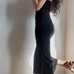 Sexy Halter Fitted Mermaid Skirt Summer Vacation Seaside Dress Women Date Dress  D2047