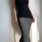 Sexy Halter Fitted Mermaid Skirt Summer Vacation Seaside Dress Women Date Dress  D2047