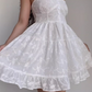 Vacation Strapless Floral Pleated Ruffle Short Skirt Summer Seaside Dress Women Date Party Dress  D2051