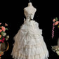 Beauty Sweetheart Neckline Beading Pleated Tiered Lace Evening Dress Sweet 16 Dress Birthday Party Dress Prom Dress D2073