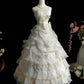 Beauty Sweetheart Neckline Beading Pleated Tiered Lace Evening Dress Sweet 16 Dress Birthday Party Dress Prom Dress D2073