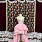 Cute Strapless Crystal Beaded Sequins Pleated Tiered Hi-lo Homecoming Dress Quinceanera Dress Birthday Prom Dress D2075