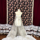 Popular Sleeveless Flower Hem Sheer Tulle Prom Dress Birthday Party Dress Evening Dress D2077