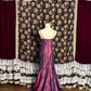 Elegant Spaghetti Straps Beaded Flower Mermaid Dress Prom Dress Evening Dress Birthday Party Dress D2088