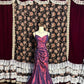 Elegant Spaghetti Straps Beaded Flower Mermaid Dress Prom Dress Evening Dress Birthday Party Dress D2088
