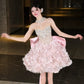 Shiny Sweetheart Neckline Bowknot Short Prom Dress Homecoming Dress Party Dress D2107