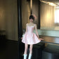 Cute Pink Square Neckline Pleated Short Prom Dress Homecoming Dress Birthday Party Dress D2108
