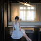 Popular A Line Halter Pleated Short Prom Dress Homecoming Dress Birthday Party Dress D2110