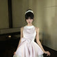 Cute A Line Bowknot Tulle Tiered Short Prom Dress Homecoming Dress Birthday Party Dress D2111