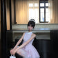 Cute A Line Bowknot Tulle Tiered Short Prom Dress Homecoming Dress Birthday Party Dress D2111