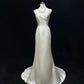 Elegant Spaghetti Straps Pleated Satin Floor Length Prom Dress Evening Dress Birthday Party Dress  D2116
