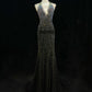 Shiny Halter Rhinestone Pleated  Mermaid Prom Dress Evening Dress Birthday Gala Dress   D2121