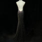 Shiny Halter Rhinestone Pleated  Mermaid Prom Dress Evening Dress Birthday Gala Dress   D2121