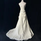 Elegant A Line Strapless Lace Floor Length Prom Dress Wedding Dress Evening Dress Party Dress   D2124
