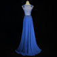 Gorgeous Crew Neck Beading Sequins Pleated Prom Dress Evening Dress Party Dress   D2128