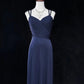 Sexy Spaghetti Straps Appliques Pleated Backless Floor Length Prom Dress Evening Dress Birthday Dress   D2130