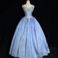 Sweet Spaghetti Straps Crystal Crystal Pleated Ball Gown Prom Dress Evening Dress Birthday Dress   D2132