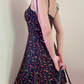 Cute A Line Lace up Print Short Skirt Wommen Teenage Girl Summer Vacation Dress D2142