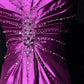 Gorgeous Spaghetti Straps Crystal Pleated Prom Dress Evening Dress Gala Dress Long Gown D2157