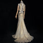 Shiny High Collar Sequins Pleated Floor Length Gown Prom Dress Evening Dress Gala Dress D2158