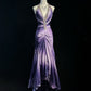 Elegant Halter Crystal Backless Pleated Prom Dress Evening Dress Gala Dress    D2164