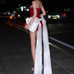 Shiny Strapless Bowknot Short Prom Dress Back to School Outfits Homecoming Dress Quinceanera Dress Party Dress  D2196