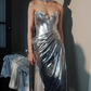 Charming Sweeheart Neckline Pleated Floor Length Promm Dress Evening Dress Wedding Dress     D2202