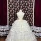 Charming Strapless Embroidered Tiered Lace Tulle Long Prom Dress Evening Dress Wedding Dress Ball Gown   D2230