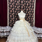 Charming Strapless Embroidered Tiered Lace Tulle Long Prom Dress Evening Dress Wedding Dress Ball Gown   D2230