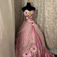 Shiny Sweetheart Neckline Appliques Sequins Ball Gown Long Prom Dress Evening Dress Gala Dress  D2234