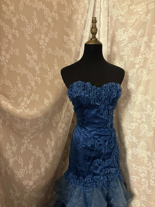 Pretty Prom Dress Sweetheart Ruffle Hi-lo Dancing Dress Evening Dress Gala Dress D2240