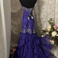 Charming Prom Dress Sweetheart Sequins Ruffle Mermaid Evening Dress Gala Dress D2242