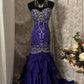 Charming Prom Dress Sweetheart Sequins Ruffle Mermaid Evening Dress Gala Dress D2242