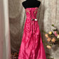 Pretty Prom Dress Strapless Pleated Crystal Gala Dress Evening Dress Dancing Dress   D2245