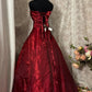 Elegant Prom Dress Strapless Pleated Flower Gala Dress Evening Dress Dancing Dress   D2246