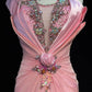 Elegant Prom Dress Spaghetti Straps Crystal Gala Dress Evening Dress Dancing Dress     D2248
