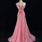 Elegant Prom Dress Spaghetti Straps Crystal Gala Dress Evening Dress Dancing Dress     D2248