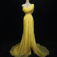 Elegant Prom Dress Asymmetrical Neck Sequins Pleated Gala Dress Evening Dress Customized Dress    D2252