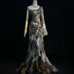 Enigmatic Prom Dress Asymmetrical Sleeve Vintage Sequin Gala Dress Evening Dress Customized Dress    D2253