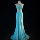 Sexy Prom Dress Split Beading Gala Dress Evening Dress Customized Dress D2257