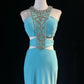 Sexy Prom Dress Split Beading Gala Dress Evening Dress Customized Dress D2257